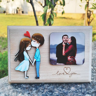Love Couple Photo Frame for Partner