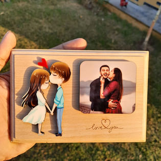 Love Couple Photo Frame for Partner