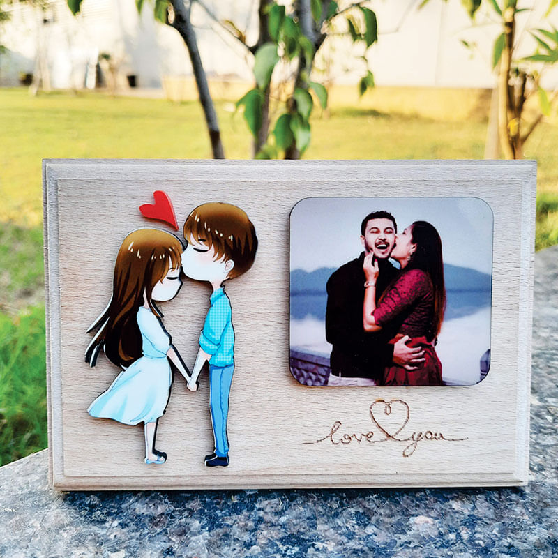 Love Couple Photo Frame for Partner