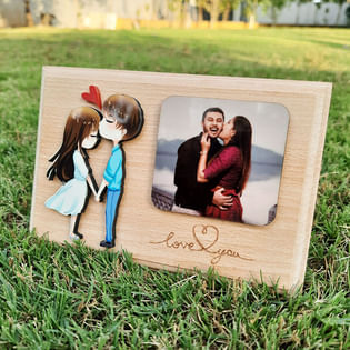 Love Couple Photo Frame for Partner