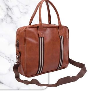 Lavish Office Bag In Tan