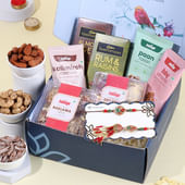 Tassel Bhai Bhabhi Rakhis N Gourmet Treats Hamper
