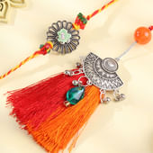 Tassel Glow Bhaiya Bhabhi Rakhi