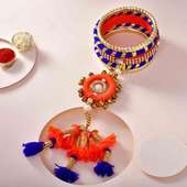 Tassels Embellished Pearl Bangle