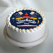 Teachers Day Poster Cake