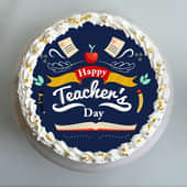 Teachers Day Poster Cake