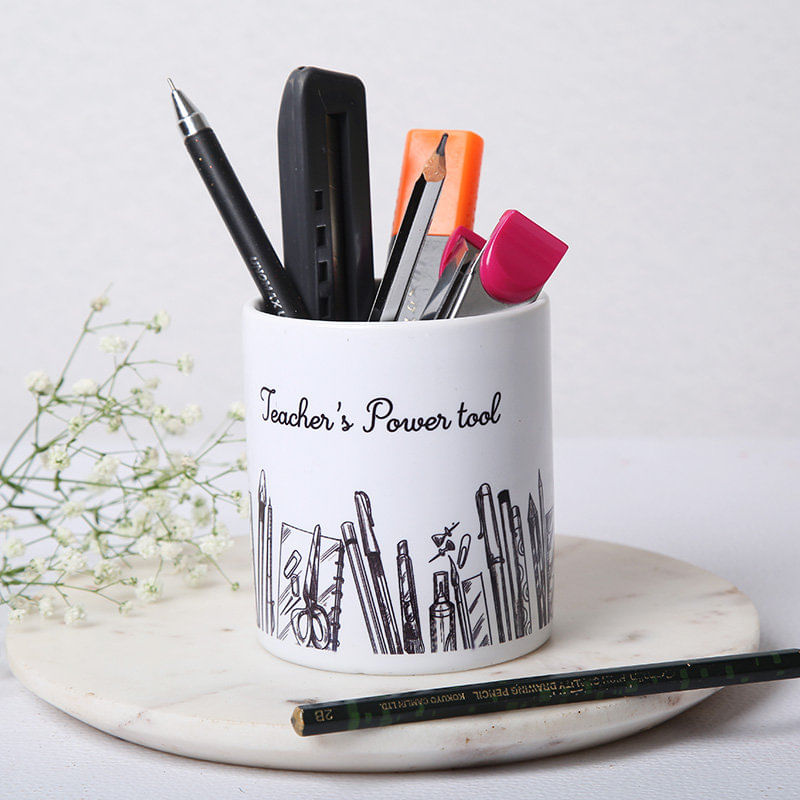 Teachers Day Mug Pen Holder