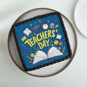 Teachers Day Poster Cake 