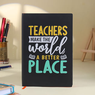 Teachers Make World Better Uv Print Diary