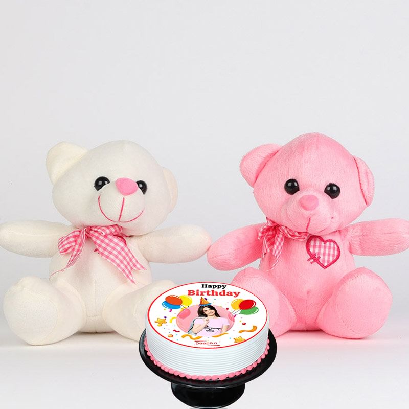 Teddies N Cake Combo