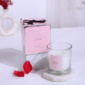 Rose & Black oud Scented Candle