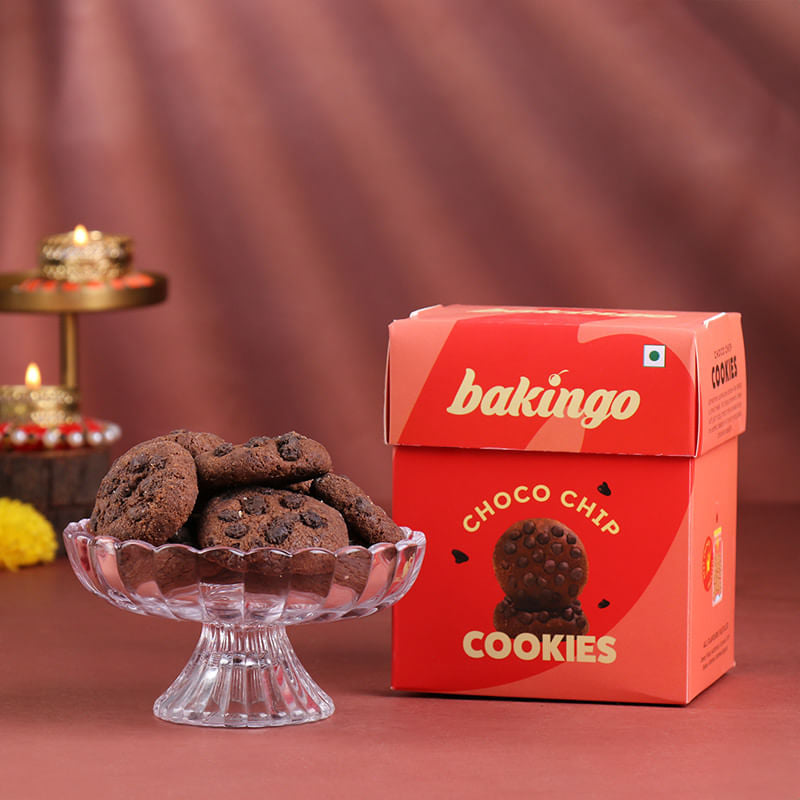 Terracotta Diyas With Cookies N Nutty Rocks