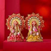 Terracotta Lakshmi Ganesha Idols