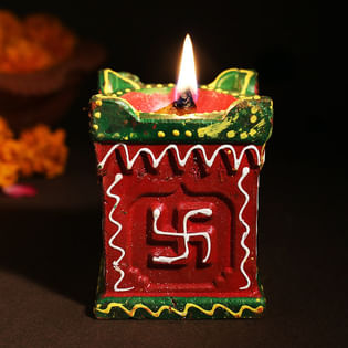 Tulsi Plant Diya 