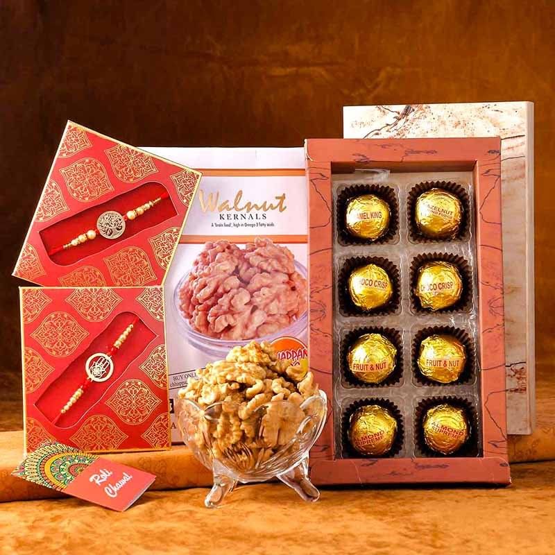 The Choco Nutty Rakhi Hamper