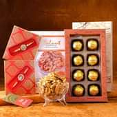 The Choco Nutty Rakhi Hamper
