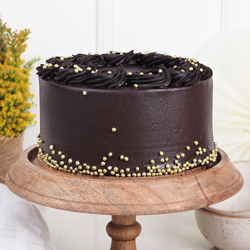 Side View Chocolate Cake for Husband Online