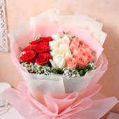The Floral Beauty Bunch for Valentine: Rose Day Gift