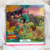 Jungle Book Birthday Photo Cake