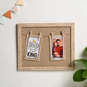 The King Dad Photo Frame