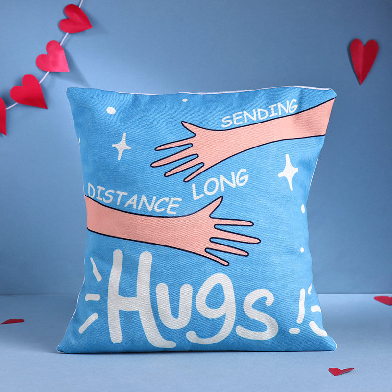 Long Distance Hug Pillow For Valentine