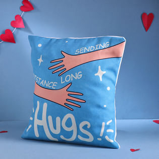 Long Distance Hug Pillow- Perfect Gift for Friendship Day