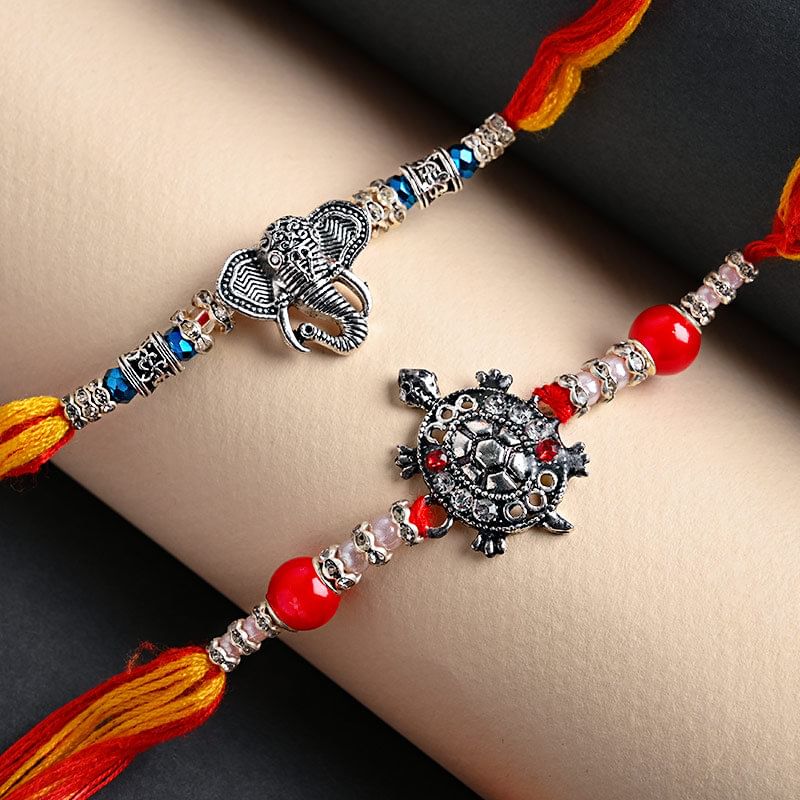 Buy Divine Rakhi for Brother Online - The Lucky Rakhi Duo