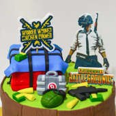 Close View of The Pubg Perfection Cake