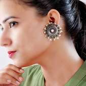 Order The Tiara Earrings for Navratri Gifts