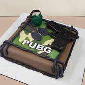 The Ultimate Pubg Fondant Cake, Pubg Theme Cake Delivery