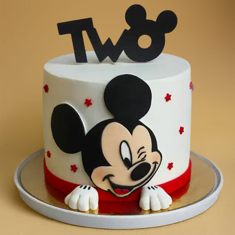 Starry Mickey Mouse Cake