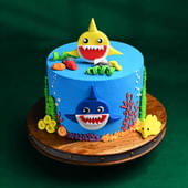 Baby Shark Ocean Cake