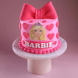 Princess Barbie Bow Cake
