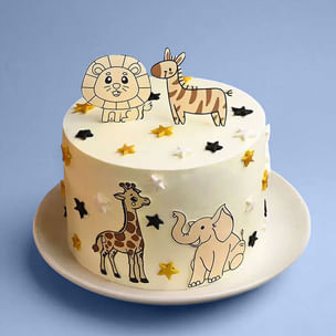 Animal Kingdom Jungle Cake