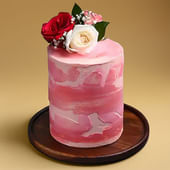 Blush Blossom Cake