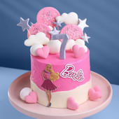 Barbie Starry Celebration Cake