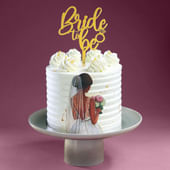 Bride To Be Bachelorette Cake