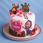 Masha N Bear Birthday Cake
