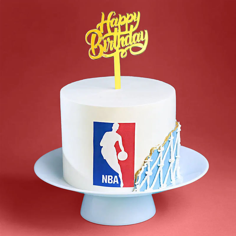 Nba Basketball Birthday Cake