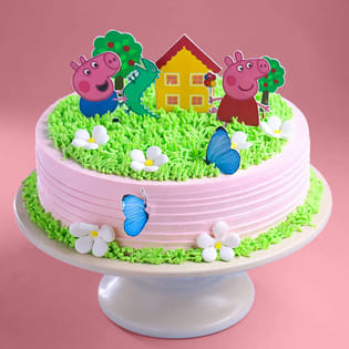 Peppa Pig Garden Fun Cake