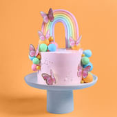 Butterfly Rainbow Cake