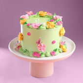 Blooming Garden Theme Cake