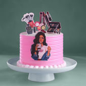 Fashionista Make Up Theme Cake