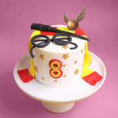 Golden Snitch Wizard Cake