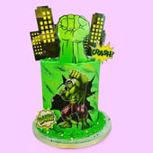 Incredible Hulk Power Cake