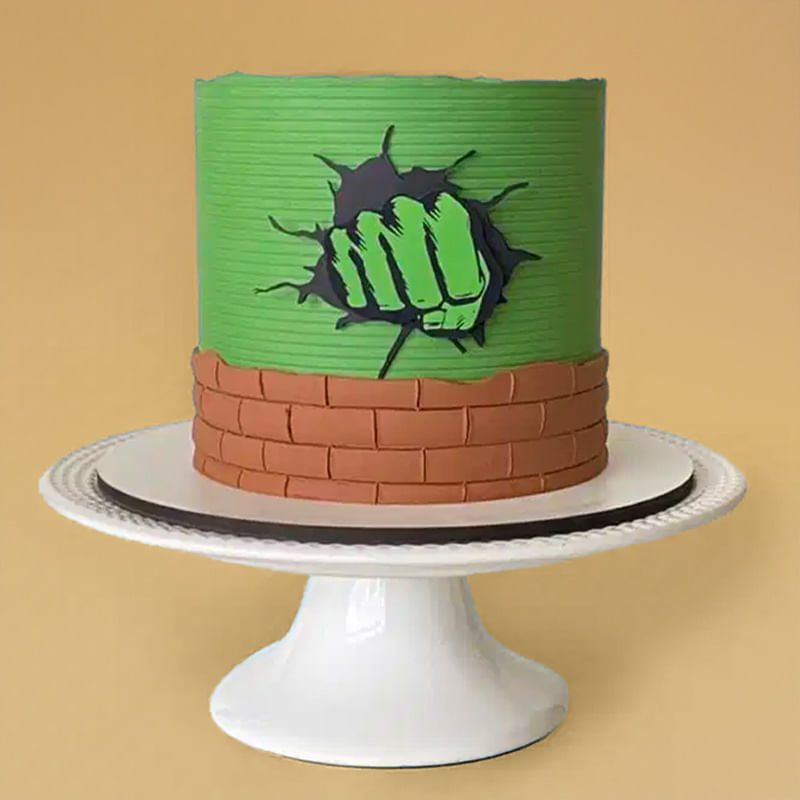 Marvel Superhero Hulk Cake
