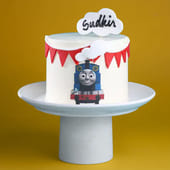 Thomas Train N Bunting Cake