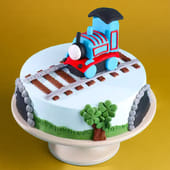 Thomas Train N Track Theme Cake