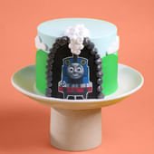 Thomas The Tank Engine Theme Cake