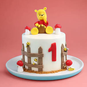 Pooh Bear Honey Adventure Cake